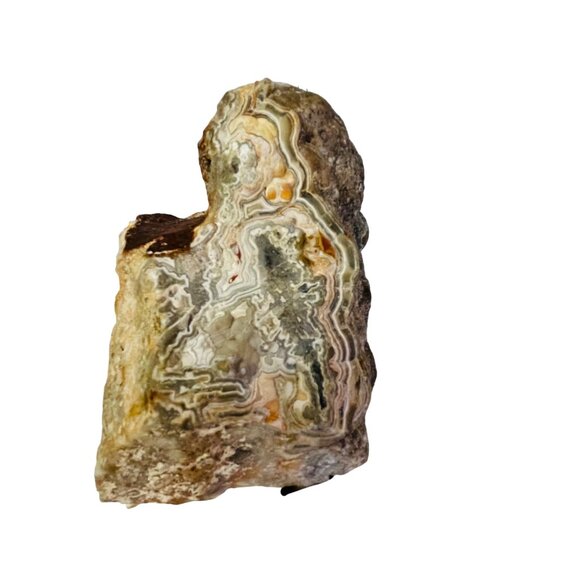 Large Polished Crazy Lace Agate Specimen Natural Mineral Rock Decorative Display - Picture 3 of 6